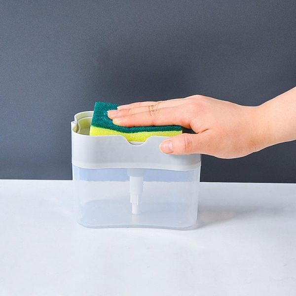liquid soap dispenser 2-in-1 sponge box with double layer kitchen plastic scrubber holder case boite rangement
liquid soap dispenser 2-in-1 sponge box with double layer kitchen plastic scrubber holder case boite rangement