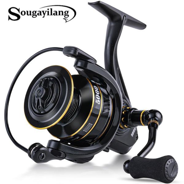 sougayilang 5.0:1 spinning fishing reel 2000-5000 series 14+1bb metal coil boat rock wheel tackle baitcasting reels
sougayilang 5.0:1 spinning fishing reel 2000-5000 series 14+1bb metal coil boat rock wheel tackle baitcasting reels