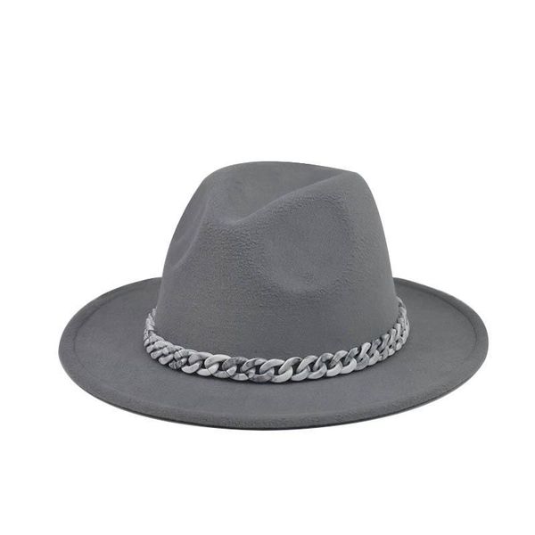 stingy brim hats foreign trade parent-child four seasons gray chain woolen hat big felt flat top, Blue;gray
stingy brim hats foreign trade parent-child four seasons gray chain woolen hat big felt flat top, Blue;gray