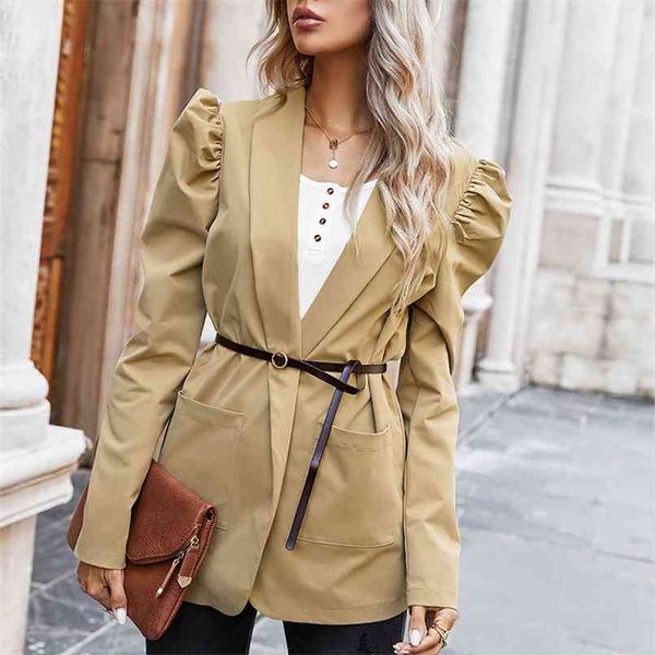 women's puff sleeve suit jacket for autumn womens blazers jackets high street suit blazer 210508, White;black
women's puff sleeve suit jacket for autumn womens blazers jackets high street suit blazer 210508, White;black