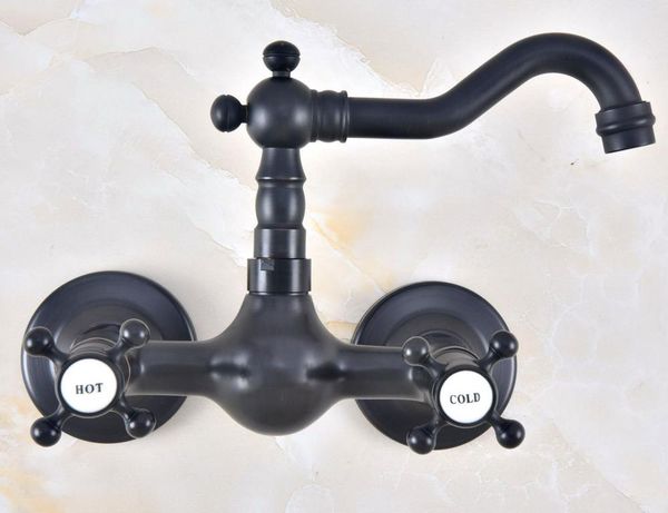 bathroom sink faucets black oil rubbed antique brass kitchen basin faucet mixer tap swivel spout wall mounted dual cross handles mnf470
bathroom sink faucets black oil rubbed antique brass kitchen basin faucet mixer tap swivel spout wall mounted dual cross handles mnf470