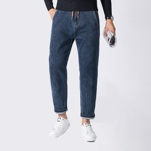 men's jeans tfetters brand fashion men autumn winter heavyweight warm denim pants solid color mid straight ankle-length baggy, Blue
men's jeans tfetters brand fashion men autumn winter heavyweight warm denim pants solid color mid straight ankle-length baggy, Blue