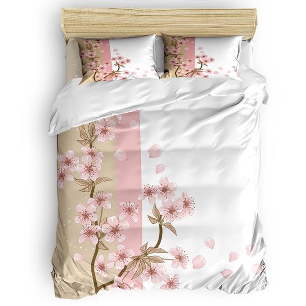 bedding sets peach blossom petals leaves duvet cover set comfortable bedroom supplies comforter 2/3/4pcs
bedding sets peach blossom petals leaves duvet cover set comfortable bedroom supplies comforter 2/3/4pcs