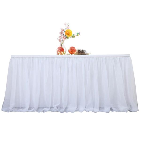 disposable dinnerware 6ft white tulle table skirt for rectangle round ruffle tutu tablecloth wedding baby shower birthday party decor
disposable dinnerware 6ft white tulle table skirt for rectangle round ruffle tutu tablecloth wedding baby shower birthday party decor