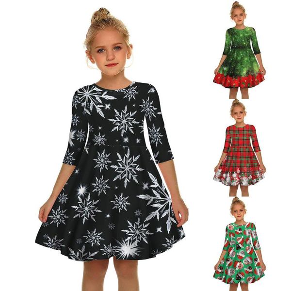 girl's dresses merry christmas children dress toddler baby kids girls print party princess clothes, Red;yellow
girl's dresses merry christmas children dress toddler baby kids girls print party princess clothes, Red;yellow
