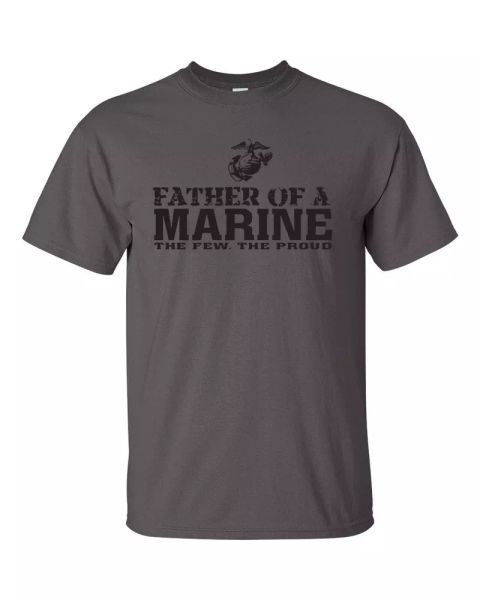 father of a marine the few the proud u.s. marines military men's tee shirt 918, White;black
father of a marine the few the proud u.s. marines military men's tee shirt 918, White;black