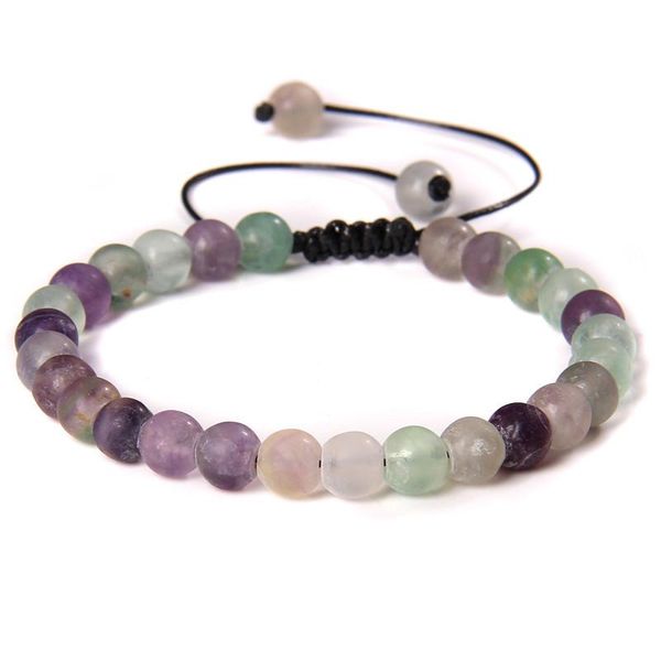 beaded, strands matte 6 mm fluorite beads bracelets men black rope handmade braid bangle women natural mineral stone balance prayer mala jew
beaded, strands matte 6 mm fluorite beads bracelets men black rope handmade braid bangle women natural mineral stone balance prayer mala jew