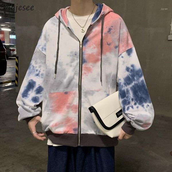 men's jackets men tie dye soft all-match couples baggy hooded zipper coats korean style hip hop harajuku comfortable clothes male, Black;brown
men's jackets men tie dye soft all-match couples baggy hooded zipper coats korean style hip hop harajuku comfortable clothes male, Black;brown