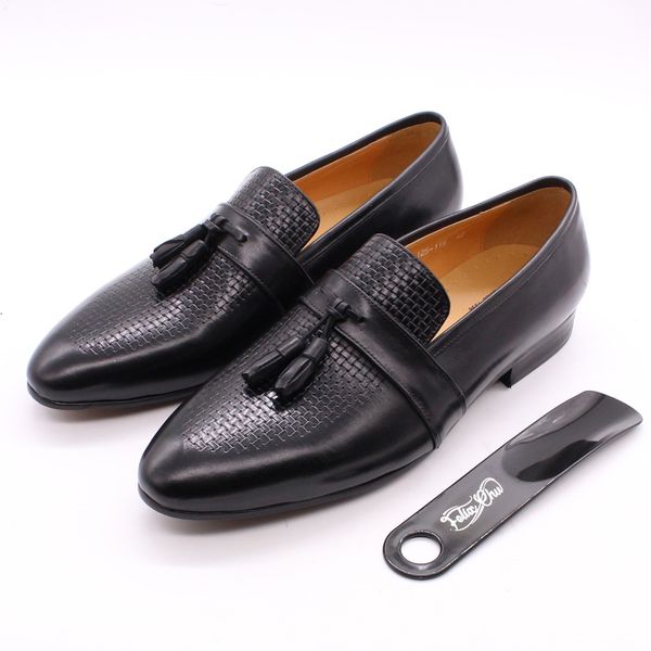 dress shoes winter shoes of men genuine leather moccasins hand-painted sliding in men's dress elegant wedding casual business lc69, Black
dress shoes winter shoes of men genuine leather moccasins hand-painted sliding in men's dress elegant wedding casual business lc69, Black