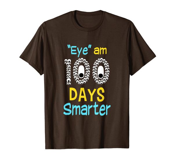 Eye Am 100 Days Smarter | 100 Days Of School T-Shirt, Mainly pictures