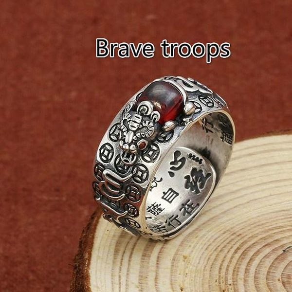 original design golden cicada frog brave troops thai silver open ring ruby domineering charm men and women jewelry cluster rings, Golden;silver
original design golden cicada frog brave troops thai silver open ring ruby domineering charm men and women jewelry cluster rings, Golden;silver