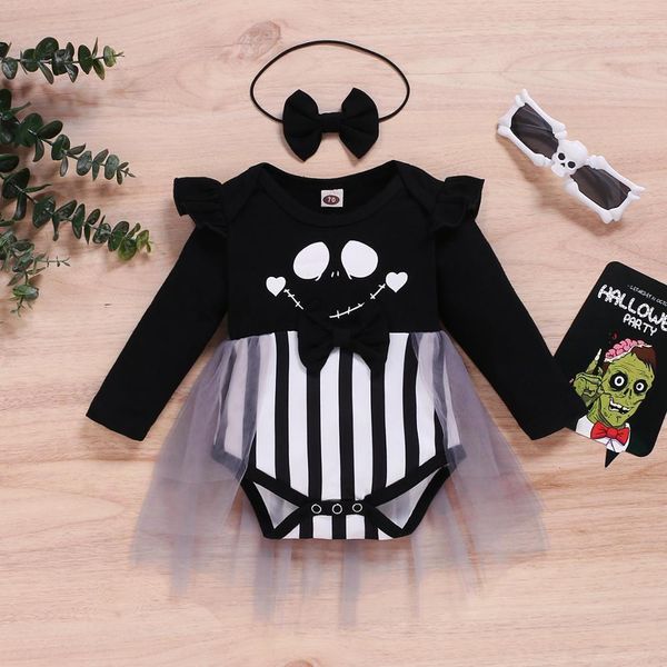 girl's dresses infant winter outfits clothes 0-3 months black long sleeve romper tulle baby girl halloween party dress headband 1023, Red;yellow
girl's dresses infant winter outfits clothes 0-3 months black long sleeve romper tulle baby girl halloween party dress headband 1023, Red;yellow
