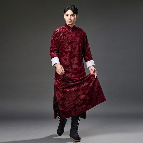 ethnic clothing men tang suit oriental wedding cheongsam vintage hanfu dragon robe traditional chinese year, Red
ethnic clothing men tang suit oriental wedding cheongsam vintage hanfu dragon robe traditional chinese year, Red