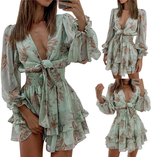 casual dresses female dress adults flower print deep v-neck long sleeve ruffled fdress for ladies s//l/xl, Black;gray
casual dresses female dress adults flower print deep v-neck long sleeve ruffled fdress for ladies s//l/xl, Black;gray