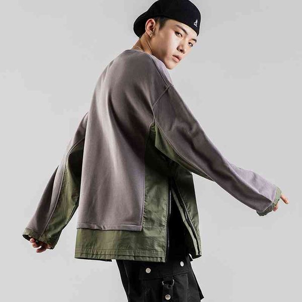 men's hoodies & sweatshirts mens patchwork streetwear o-neck hip hop fashion male oversized casual sweatshirt 5xl y0bd, Black
men's hoodies & sweatshirts mens patchwork streetwear o-neck hip hop fashion male oversized casual sweatshirt 5xl y0bd, Black