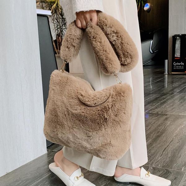 evening bags drop winter handbag designer women's plush shoulder soft fur hobo women large capacity purse lady sac
evening bags drop winter handbag designer women's plush shoulder soft fur hobo women large capacity purse lady sac