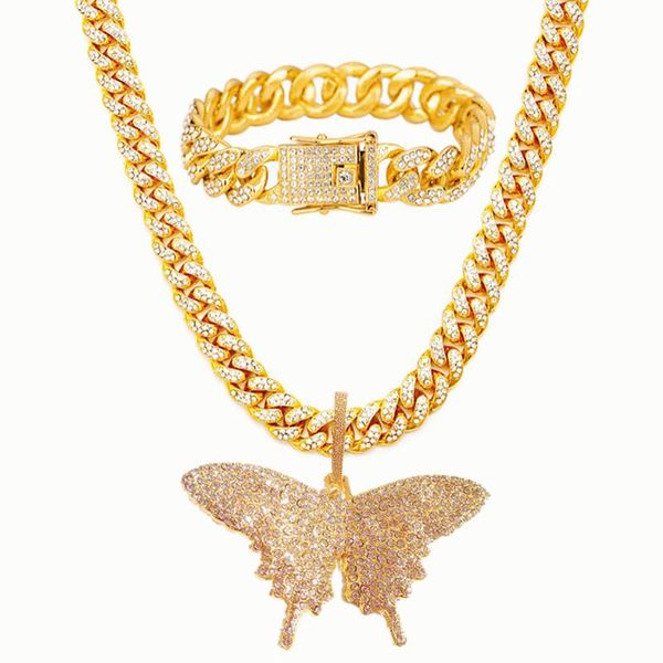 chains big size butterfly pendants charm bracelet 12mm miami curb cuban chain hip hop necklace rapper men women jewelry gold, Silver
chains big size butterfly pendants charm bracelet 12mm miami curb cuban chain hip hop necklace rapper men women jewelry gold, Silver
