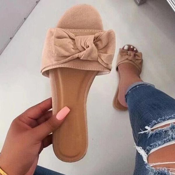 slippers 2021 women bowknot flock female summer casual fashion slides ladies comfortable platform outside flat plus size, Black
slippers 2021 women bowknot flock female summer casual fashion slides ladies comfortable platform outside flat plus size, Black