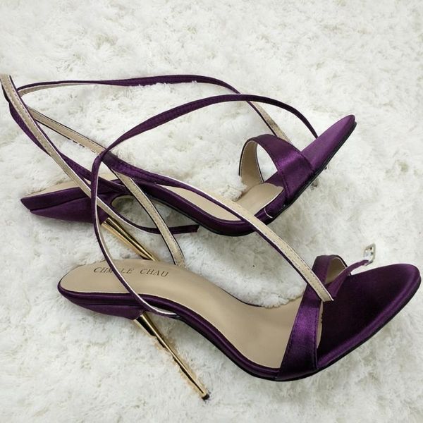 purple satin sandals high heel slimmer dress party women summer open toe ankle strap stiletto 11cm shoes, Black
purple satin sandals high heel slimmer dress party women summer open toe ankle strap stiletto 11cm shoes, Black