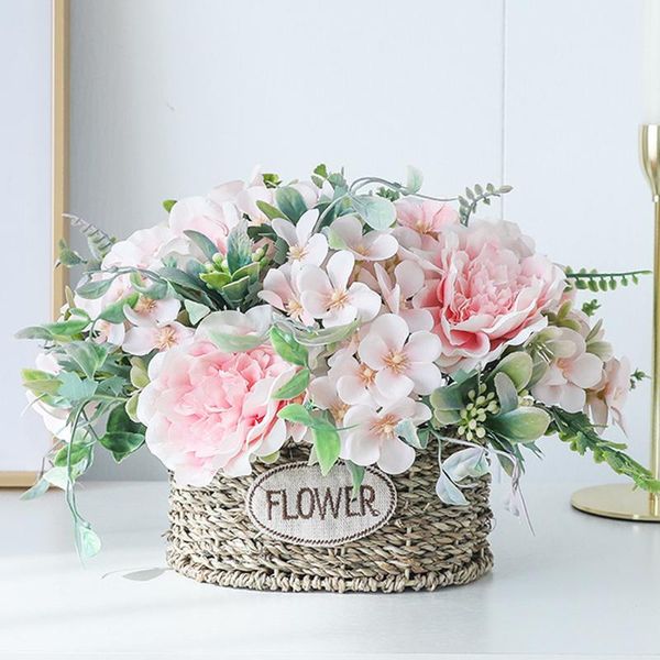 decorative flowers & wreaths rose bouquet artificial peony silk diy pink hydrangea plastic fake home wedding decoration table centerpieces
decorative flowers & wreaths rose bouquet artificial peony silk diy pink hydrangea plastic fake home wedding decoration table centerpieces