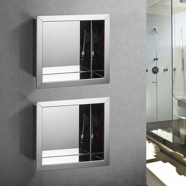 stainless steel concealed install bathroom storage shelf shower organizer rack inside wall mounted shelves
stainless steel concealed install bathroom storage shelf shower organizer rack inside wall mounted shelves