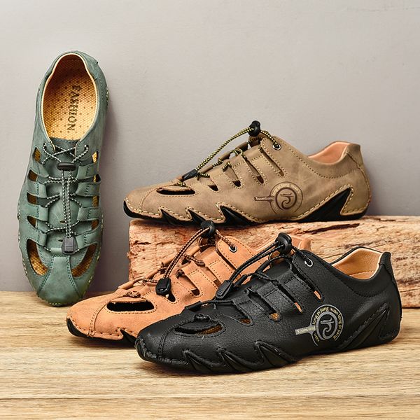 new summer mens shoes comfortable hollow out casual shoes mens sandals breathable leather shoes men flat outdoor sneakers
new summer mens shoes comfortable hollow out casual shoes mens sandals breathable leather shoes men flat outdoor sneakers