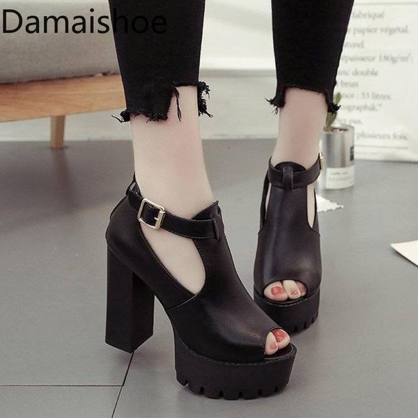 dress shoes women's sandals 2021 summer fashion european waterproof platform thick heel bottom versatile back zipper peep toe high heels, Black
dress shoes women's sandals 2021 summer fashion european waterproof platform thick heel bottom versatile back zipper peep toe high heels, Black