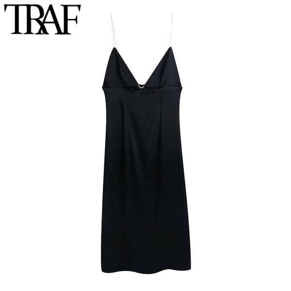 traf women fashion with rhinestone straps slit detail midi dress vintage backless split hem female dresses mujer 210415, Black;gray
traf women fashion with rhinestone straps slit detail midi dress vintage backless split hem female dresses mujer 210415, Black;gray