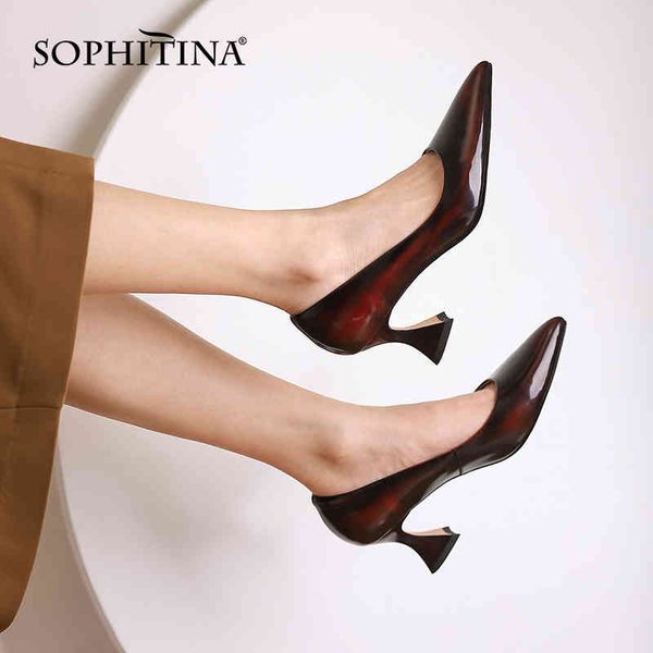 sophitina women's shoes personality wine glass high heel pointed toe female shoes spring handmade wearable lady pumps so981 210513, Black
sophitina women's shoes personality wine glass high heel pointed toe female shoes spring handmade wearable lady pumps so981 210513, Black
