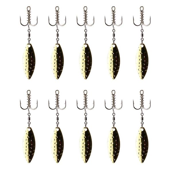 fishing hooks 10pcs bait spring dough treble with spinner spoon high-carbon steel iscas pesca
fishing hooks 10pcs bait spring dough treble with spinner spoon high-carbon steel iscas pesca