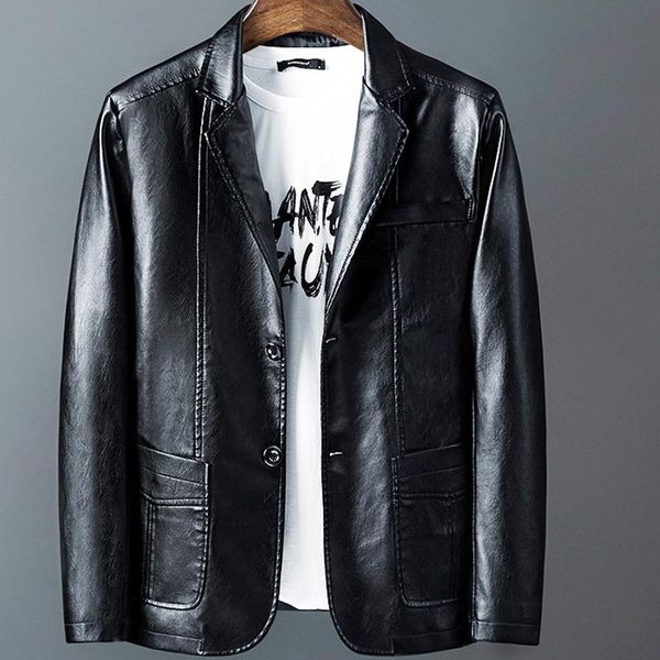 spring men's leather jacket slim style handsome motorcycle pu man short coat solid color plus size 4xl fur & faux, Black
spring men's leather jacket slim style handsome motorcycle pu man short coat solid color plus size 4xl fur & faux, Black