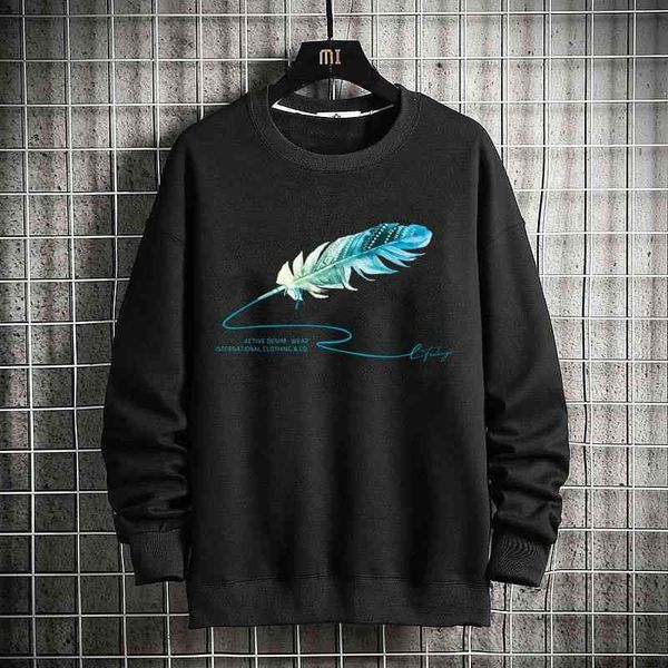 autumn pullover sweater youth student long sleeve t-shirt men's bottom shirt large men's clothes, Black
autumn pullover sweater youth student long sleeve t-shirt men's bottom shirt large men's clothes, Black