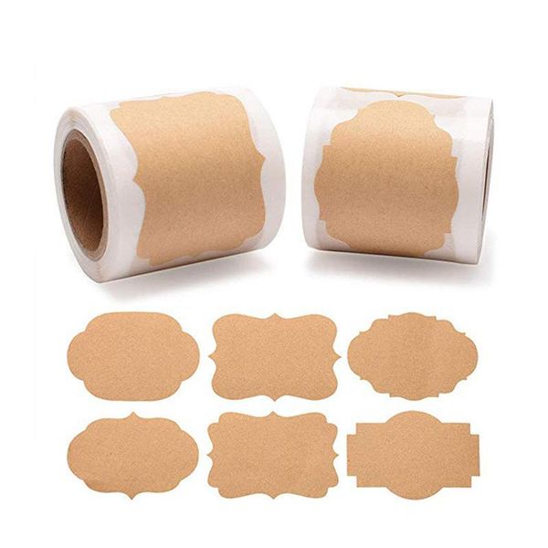 gift wrap kraft paper label stickers, 3 shapes self adhesive diy sticker, kitchen & office bottle, wrapping
gift wrap kraft paper label stickers, 3 shapes self adhesive diy sticker, kitchen & office bottle, wrapping
