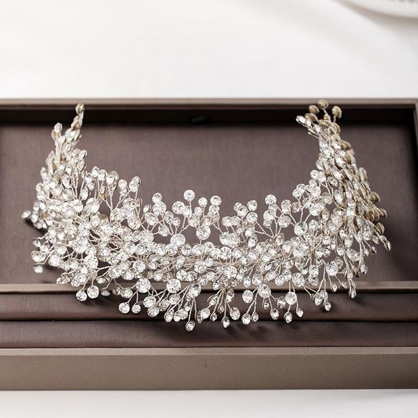 other slbridal luxury handmade flexible crystal rhinestones bridal tiara headband wedding hair accessories bridesmaids women jewelry, Golden;white
other slbridal luxury handmade flexible crystal rhinestones bridal tiara headband wedding hair accessories bridesmaids women jewelry, Golden;white