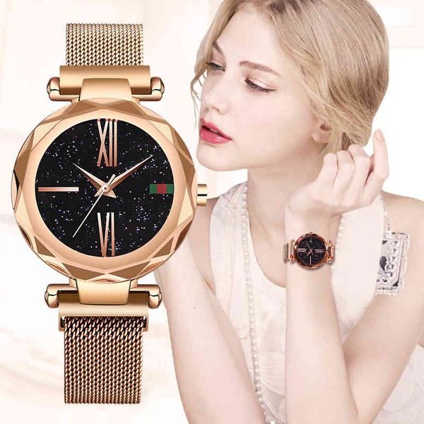 selling women mesh magnet buckle starry sky watch casual luxury women geometric surface quartz watches relogio feminino 210517, Slivery;brown
selling women mesh magnet buckle starry sky watch casual luxury women geometric surface quartz watches relogio feminino 210517, Slivery;brown