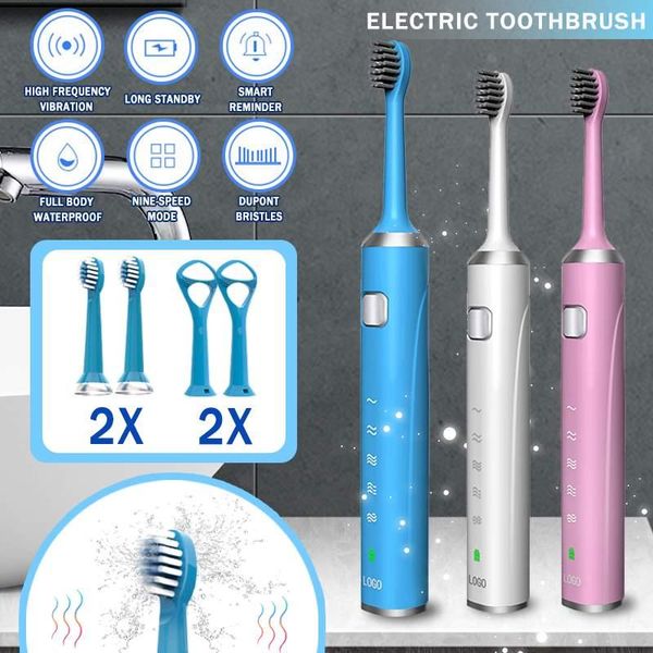 sonic electric toothbrush with 4 brush heads automatic tooth 5 modes waterproof rechargeable gift smart
sonic electric toothbrush with 4 brush heads automatic tooth 5 modes waterproof rechargeable gift smart