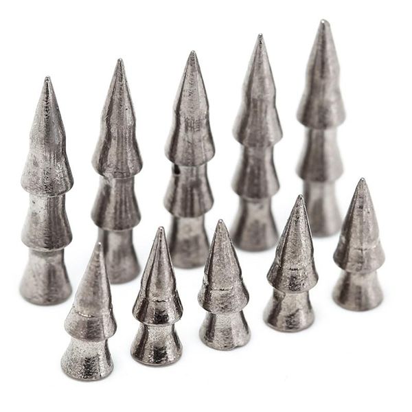 5/8pcs tungsten nail pagoda fishing sinker small thin worm weights sinkers tackle insert into soft plastic lures accessories
5/8pcs tungsten nail pagoda fishing sinker small thin worm weights sinkers tackle insert into soft plastic lures accessories