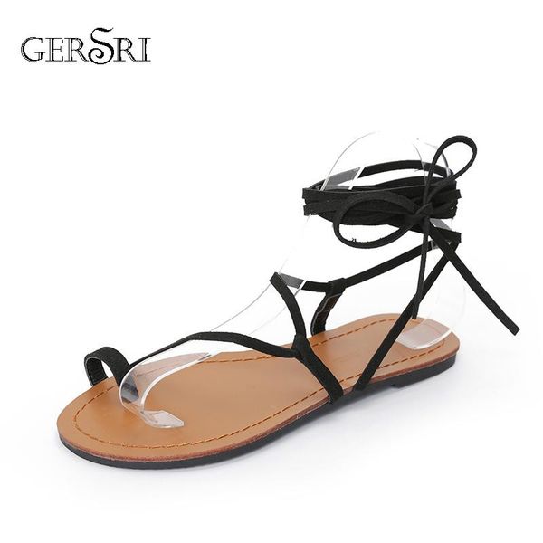 gersri summer women flat sandals cross-tied daily shoes for female comfortable skirt flats hawaiian beach womens, Black
gersri summer women flat sandals cross-tied daily shoes for female comfortable skirt flats hawaiian beach womens, Black