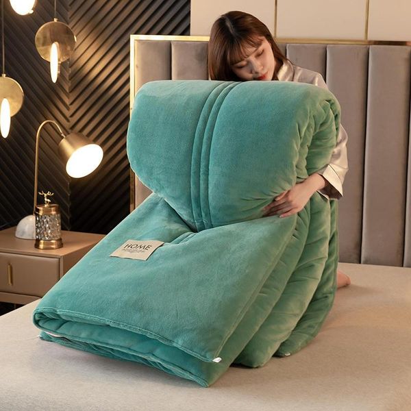 comforters & sets milk velvet thickened sanded quilt for autumn and winter in homes els, soft warm blankets on the bed family
comforters & sets milk velvet thickened sanded quilt for autumn and winter in homes els, soft warm blankets on the bed family