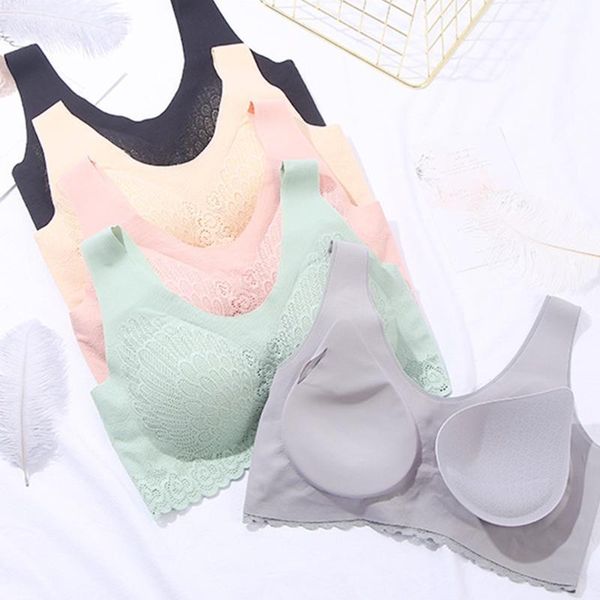 camisoles & tanks 1pc plus size latex bra seamless bras for women underwear bh push up bralette with pad vest top, Black;white
camisoles & tanks 1pc plus size latex bra seamless bras for women underwear bh push up bralette with pad vest top, Black;white