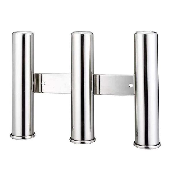2/3 tube rod holder triple stainless steel vertical multi-use fishing wall-hung style for boat yacht hooks
2/3 tube rod holder triple stainless steel vertical multi-use fishing wall-hung style for boat yacht hooks