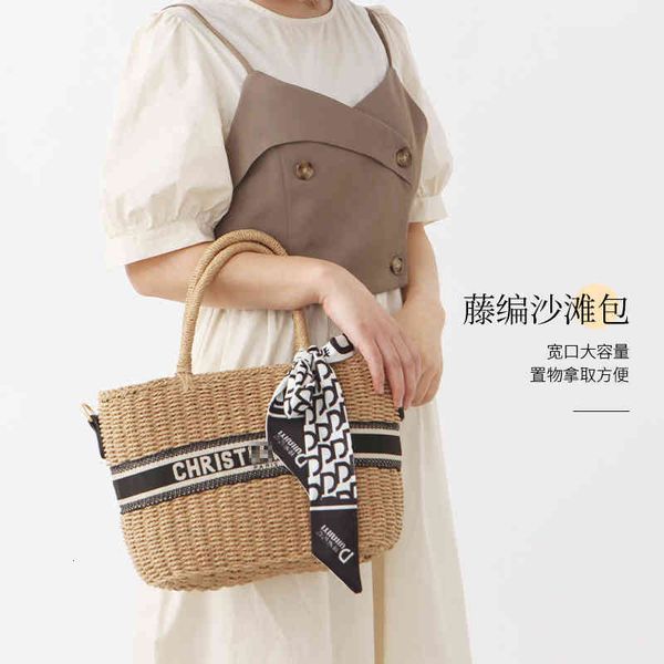 2021 letter bag d home vegetable basket woven, Black;red 
2021 letter bag d home vegetable basket woven, Black;red