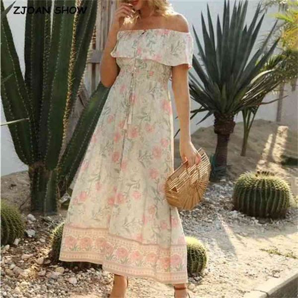 summer holiday beige flower off shoulder ruffle short sleeve dress bohemia woman single-breasted button long boho dresses 210429, Black;gray
summer holiday beige flower off shoulder ruffle short sleeve dress bohemia woman single-breasted button long boho dresses 210429, Black;gray