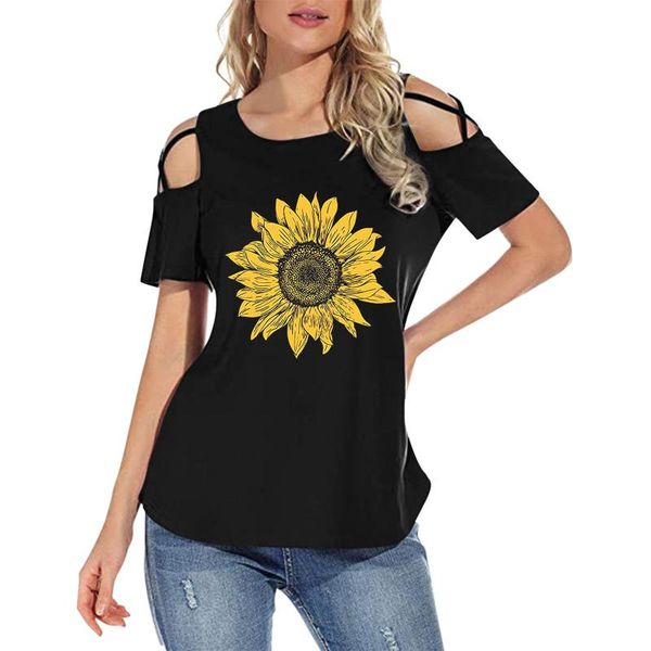 women's t-shirt women casual t shirt sun flowers printing shirts short sleeve loose tunic holiday vogue camisetas de mujer 2021, White
women's t-shirt women casual t shirt sun flowers printing shirts short sleeve loose tunic holiday vogue camisetas de mujer 2021, White