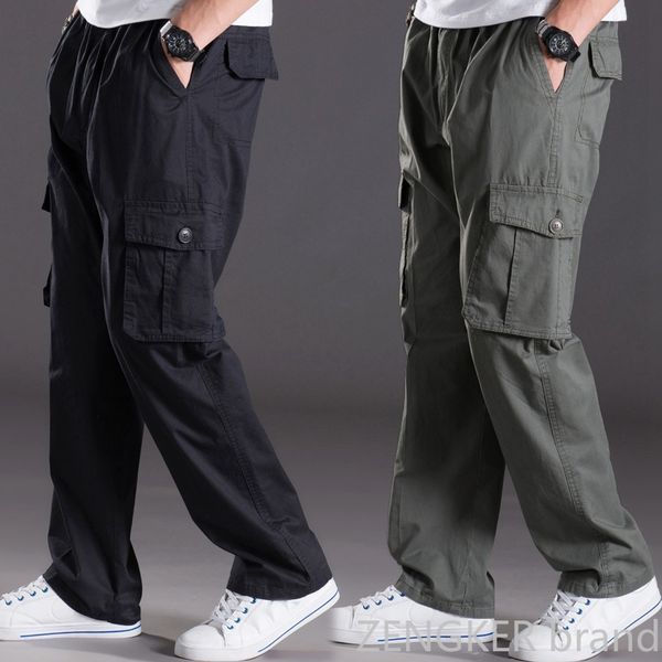 spring and summer thin section casual pants men plus size multi-pocket mens trousers oversize pants overalls mens elastic, Black
spring and summer thin section casual pants men plus size multi-pocket mens trousers oversize pants overalls mens elastic, Black