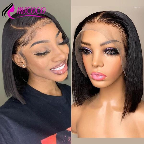 short bob wigs straight lace front human hair for women 13x4 remy wig glueless hd transparent frontal1, Black;brown
short bob wigs straight lace front human hair for women 13x4 remy wig glueless hd transparent frontal1, Black;brown