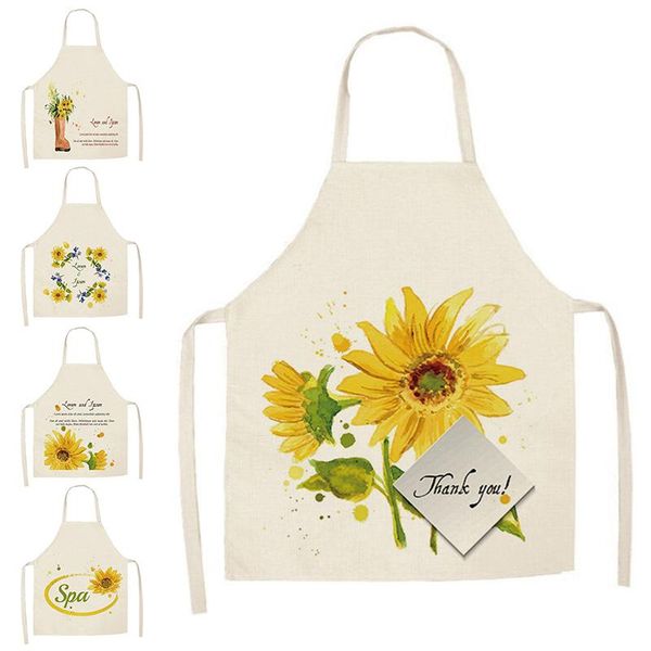 aprons sunflower pattern kitchen apron for woman sleeveless polyester bibs household cleaning pinafore home cooking baking
aprons sunflower pattern kitchen apron for woman sleeveless polyester bibs household cleaning pinafore home cooking baking