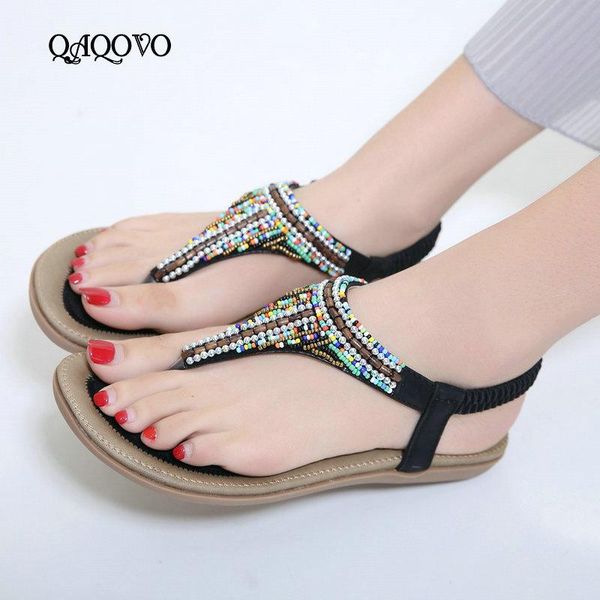 women summer casual sandals thong crystal comfy flat heel ladies shoes slip on black apricot
women summer casual sandals thong crystal comfy flat heel ladies shoes slip on black apricot