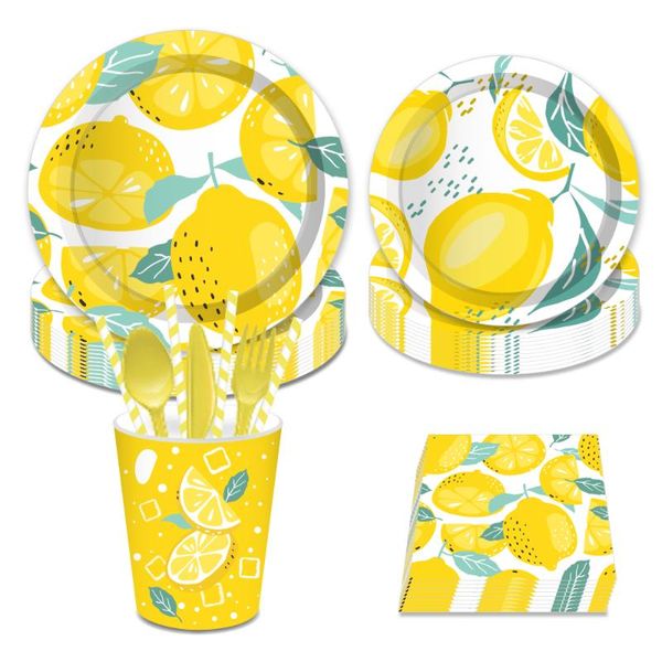disposable dinnerware summer fresh yellow lemon fruit plates tableware sets for baby shower party decorations happy birthday favors
disposable dinnerware summer fresh yellow lemon fruit plates tableware sets for baby shower party decorations happy birthday favors
