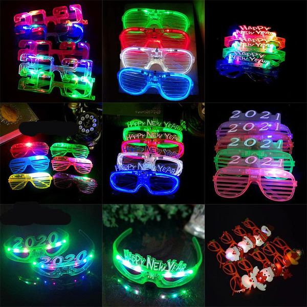 party decoration led glowing luminous glasses fashion shutters shape flashing halloween for adults kids festival supplies
party decoration led glowing luminous glasses fashion shutters shape flashing halloween for adults kids festival supplies